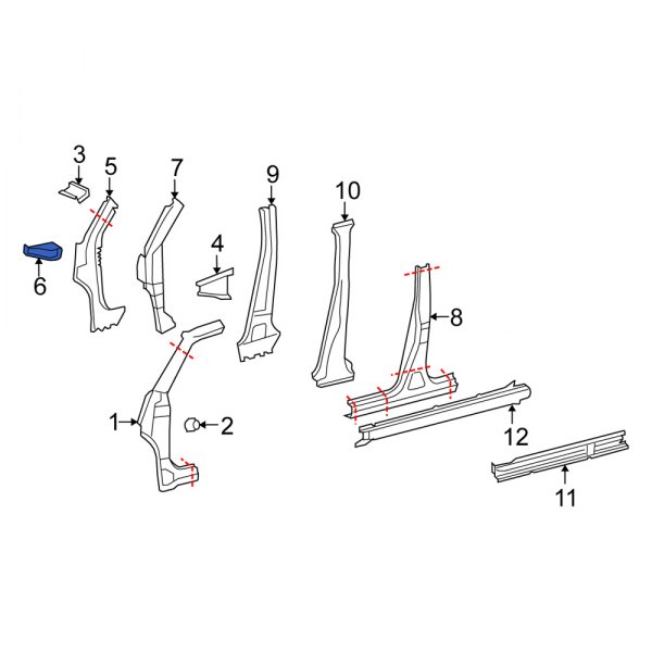 Body A-Pillar Reinforcement