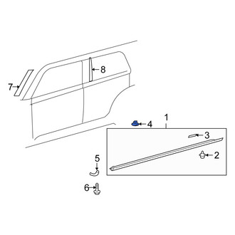 Scion OE - Rocker Panel Molding Clip