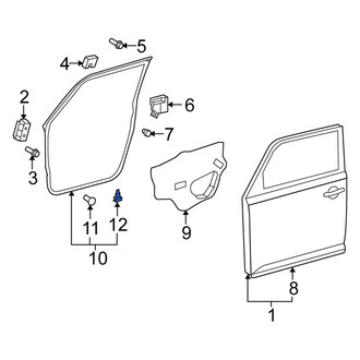 Scion OE - Rear Door Seal Clip