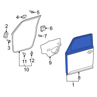 Scion OE - Front Right Door Shell