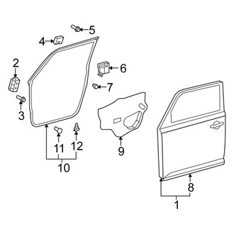 Scion OE - Front Door - Door & Components