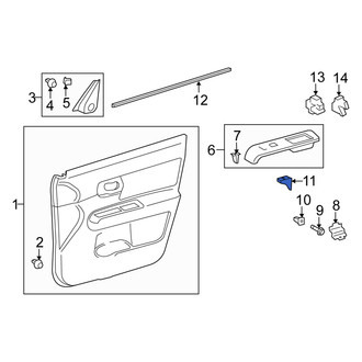 Scion OE - Front Right Door Opening Trim