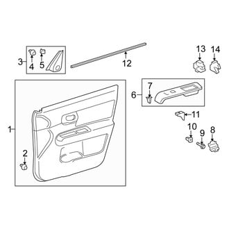 Scion OE - Front Door - Interior Trim
