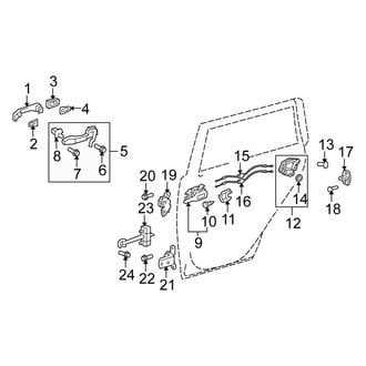 Scion OE - Rear Door - Lock & Hardware