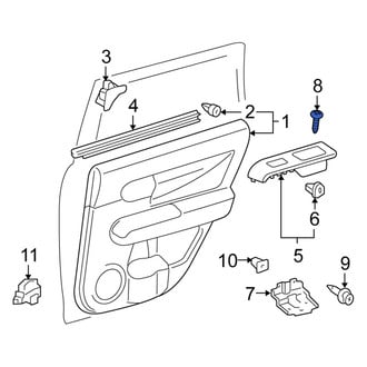 Scion OE - Door Switch Trim Panel Screw