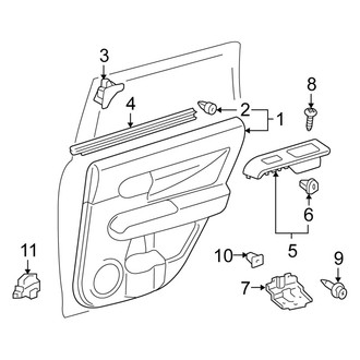 Scion OE - Rear Door - Interior Trim