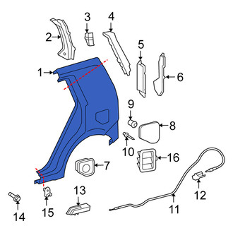Scion OE - Rear Right Quarter Panel