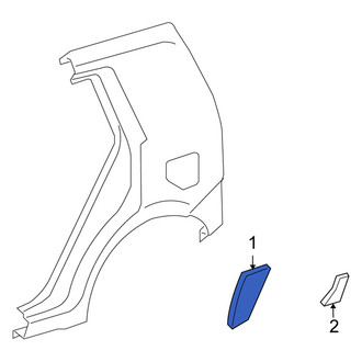 Scion OE - Rear Left Stone Deflector
