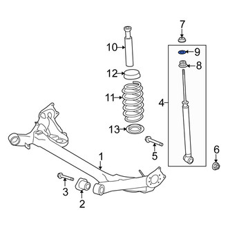 Scion OE - Rear Lower Suspension Control Arm Nut
