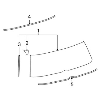 Scion OE - Lift Gate - Glass