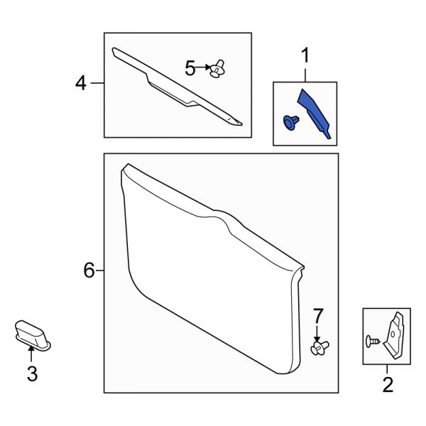 Liftgate Trim Cover