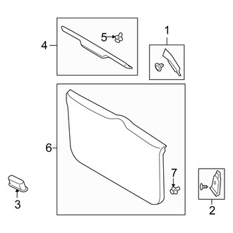 Scion OE - Lift Gate - Interior Trim