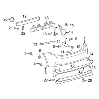 Scion OE - Rear Bumper - Bumper & Components