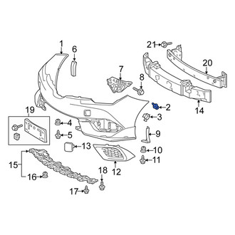 Scion OE - Upper Bumper Cover Retainer