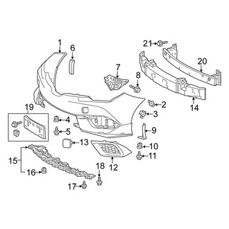 Scion OE - Front Bumper & Grille - Bumper & Components