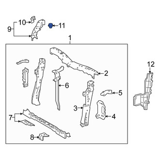 Scion OE - Rear Lower Liftgate Stop Bumper