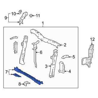 Scion OE - Front Lower Radiator Support Tie Bar