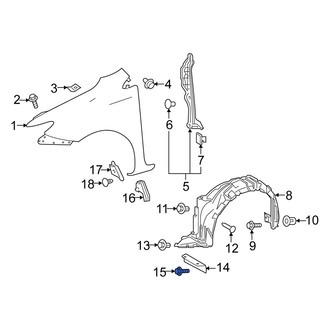Scion OE - Radiator Support Baffle Bolt