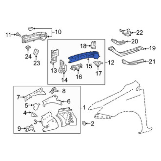 Scion OE - Front Left Inner Frame Side Member