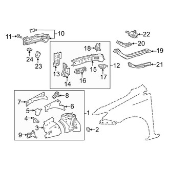 Scion OE - Front Left Frame Side Member Assembly