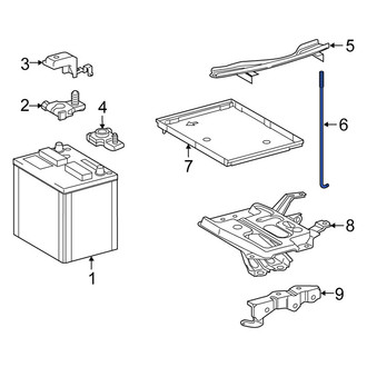Scion OE - Battery Hold Down Stud