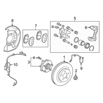 Scion OE - Front Suspension - Brake Components