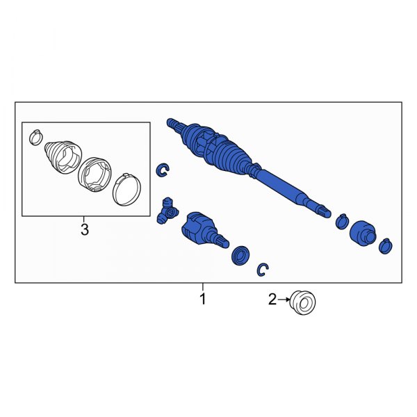 CV Axle Assembly