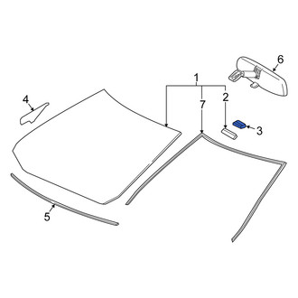 Scion OE - Front Windshield Stopper