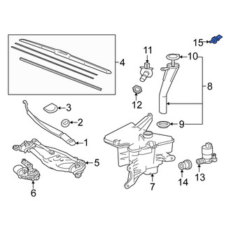 Scion OE - Front Windshield Washer Nozzle