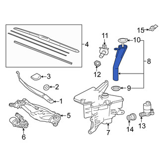 Scion OE - Front Washer Fluid Reservoir Filler Pipe