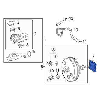 Scion OE - Rear Power Brake Booster Gasket