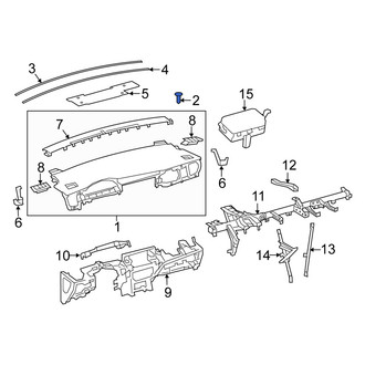 Scion OE - Instrument Panel Clip