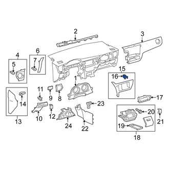 Scion OE - Console Trim Panel Clip