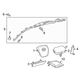 Scion OE - Restraint Systems - Air Bag Components (Air Bags)
