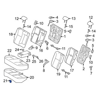 Scion OE - Seat Cushion Foam Grommet