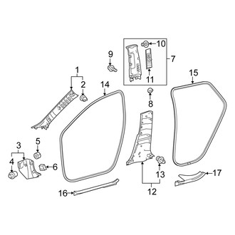 Scion OE - Pillars, Rocker & Floor - Interior Trim
