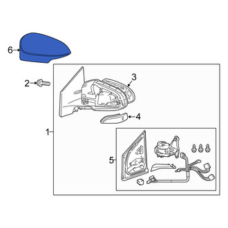 Scion OE - Front Left Door Mirror Cover