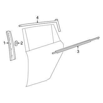 Scion OE - Rear Door - Exterior Trim