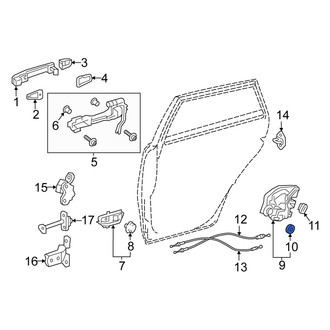 Scion OE - Door Latch Seal
