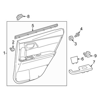 Scion OE - Rear Door - Interior Trim