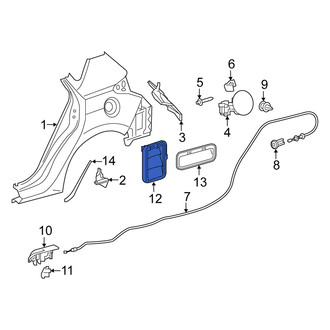 Scion OE - Rear Quarter Panel Vent