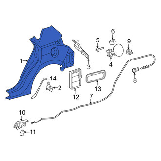 Scion OE - Rear Right Outer Quarter Panel