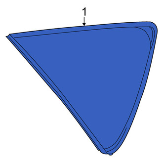Scion OE - Rear Left Quarter Glass