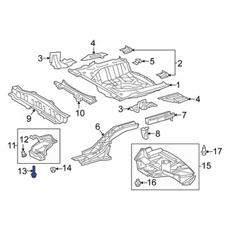 Scion OE - Bumper Cover Bolt