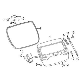 Scion OE - Lift Gate - Gate & Hardware