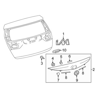 Scion OE - Lift Gate - Exterior Trim