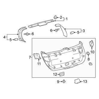 Scion OE - Lift Gate - Interior Trim