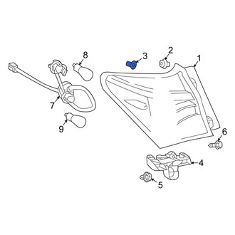 Scion OE - Upper Tail Light Clip