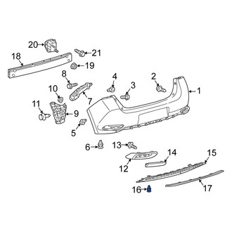 Scion OE - Bumper Cover Retainer