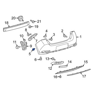 Scion OE - Upper Bumper Cover Retainer